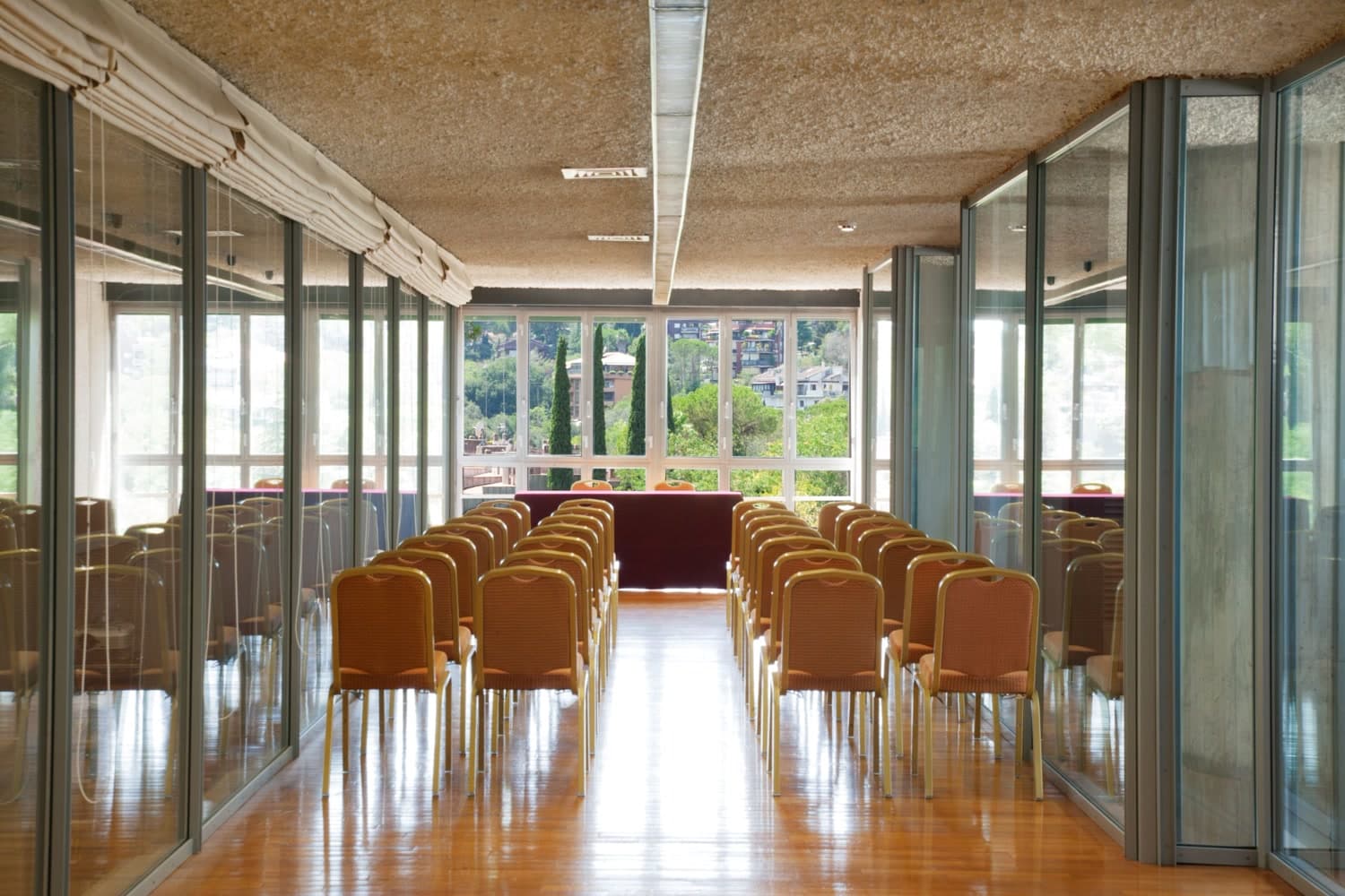 Cristallo Room set up for meetings